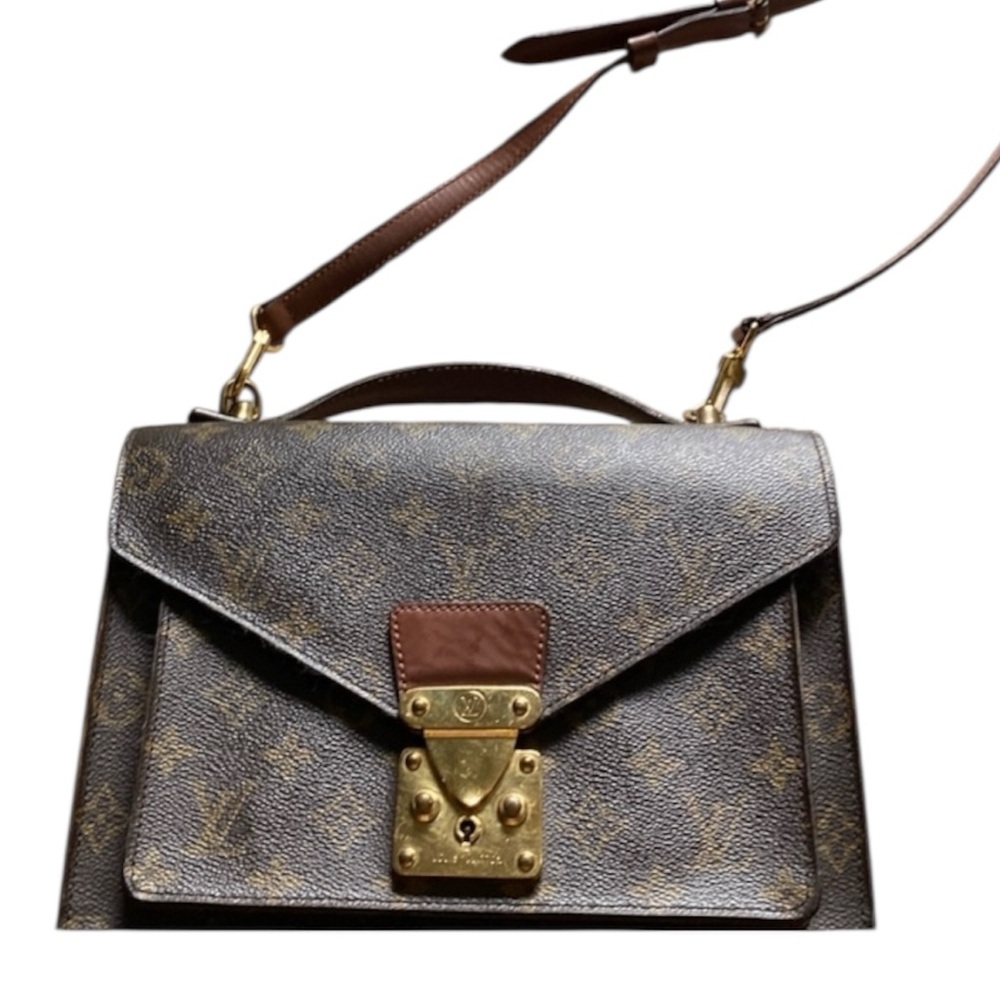 LOUIS VUITTON Monogram Monceau 25 Shoulder / Crossbody 2 Way Bag, authenticated